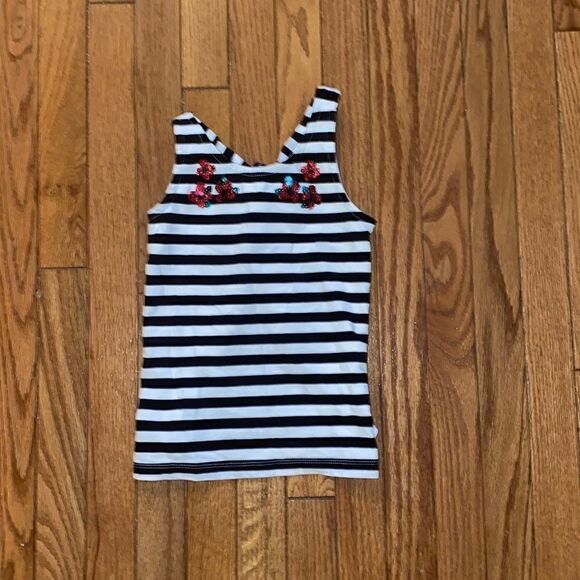 Gymboree size 7 tank top with embellishments - Picture 1 of 4